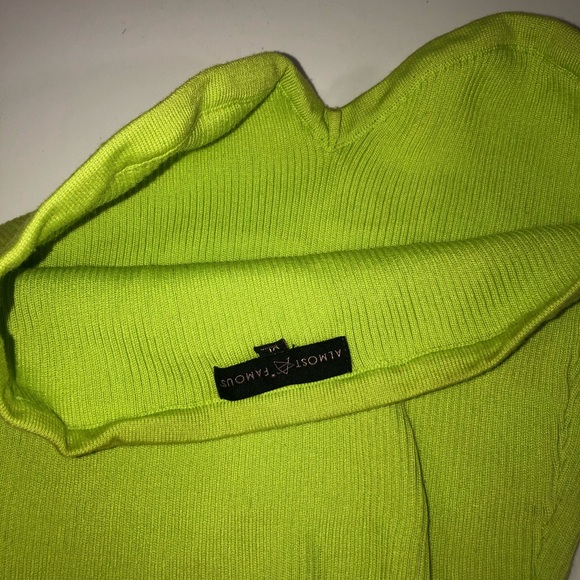 Lime green tube top - Picture 4 of 6